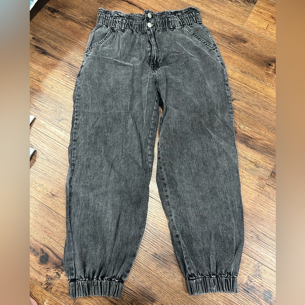 denim joggers